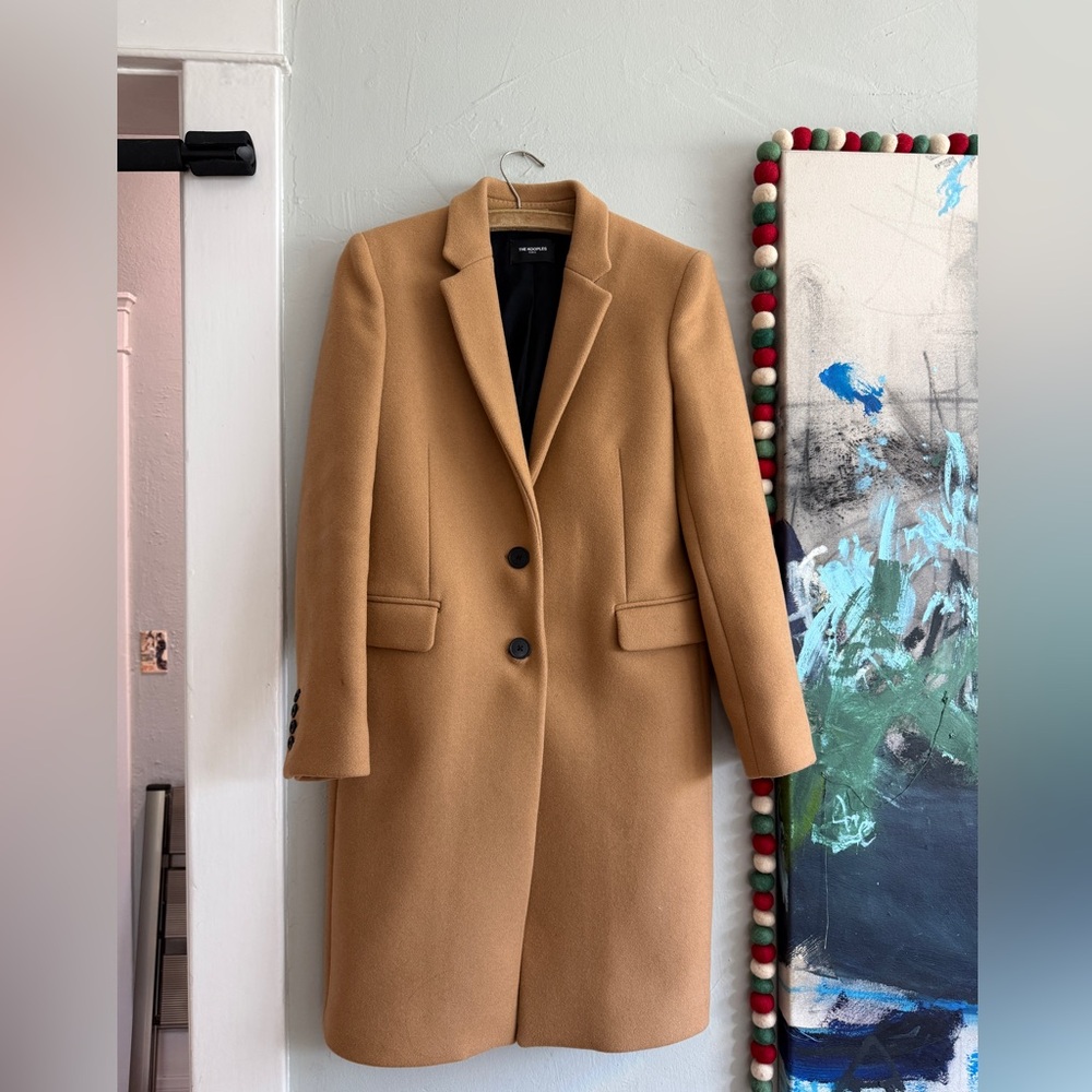 The Kooples  women’s Tan Coat xs eu 34